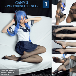 [CiriGoth] Ganyu - pantyhose feet set -