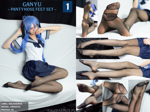[CiriGoth] Ganyu - pantyhose feet set -