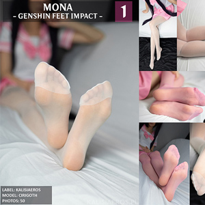 CiriGoth - Mona - Genshin feet impact -