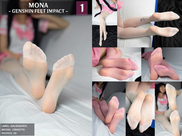 CiriGoth - Mona - Genshin feet impact -