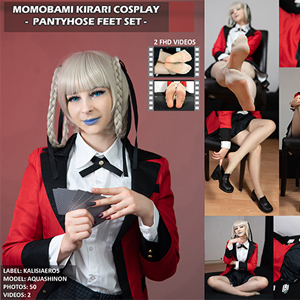 AquaShinon - Momobami Kirari cosplay - pantyhose feet set
