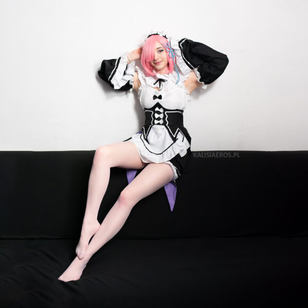 AquaShinon - ram cosplay - pantyhose feet set - Image 2