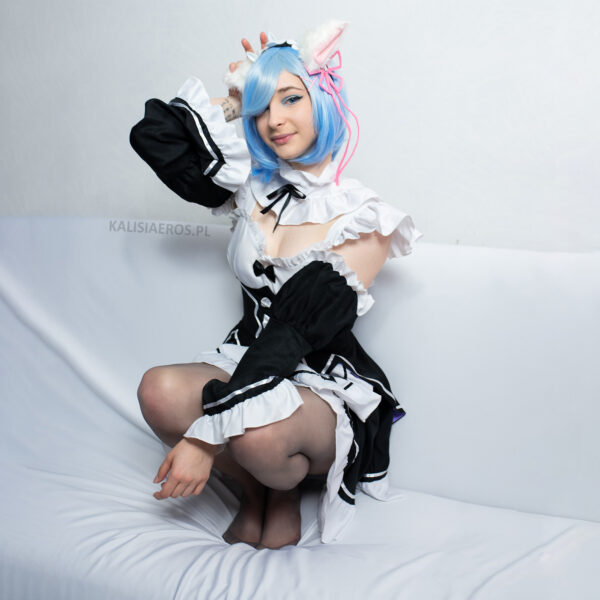 AquaShinon - Rem cosplay - pantyhose feet set - Image 4