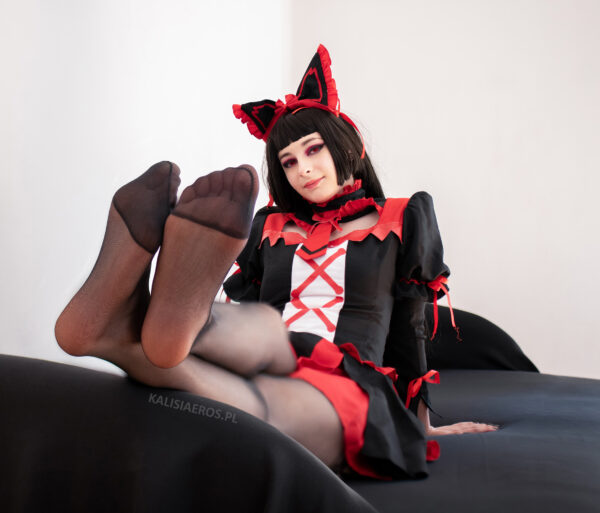 AquaShinon - Rory Mercury cosplay 2 - stockings feet set - Image 2