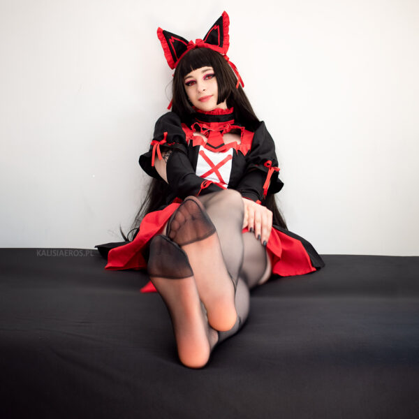 AquaShinon - Rory Mercury cosplay 2 - stockings feet set - Image 3